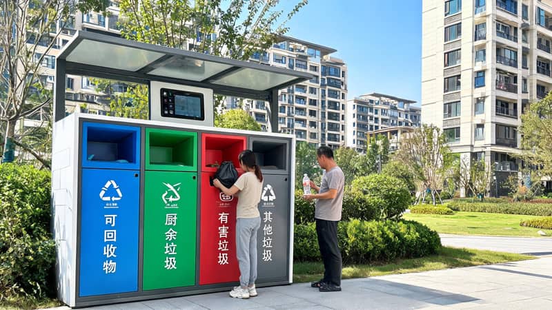 宿城社区智能垃圾分类站工程